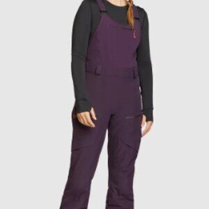 Eddie Bauer Fineline 2.0 Womens Ski Bib Black Small NWT